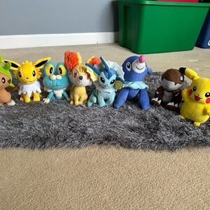 Colorful Plush Toy Set
